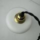 Lot of 3 old vintage xxl opaline pendants
