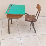 Ancien bureau d'école vintage