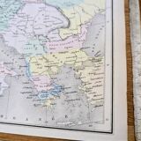 Feudal Europe, original map printed in 1879.