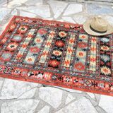 Vintage silk and cotton carpets