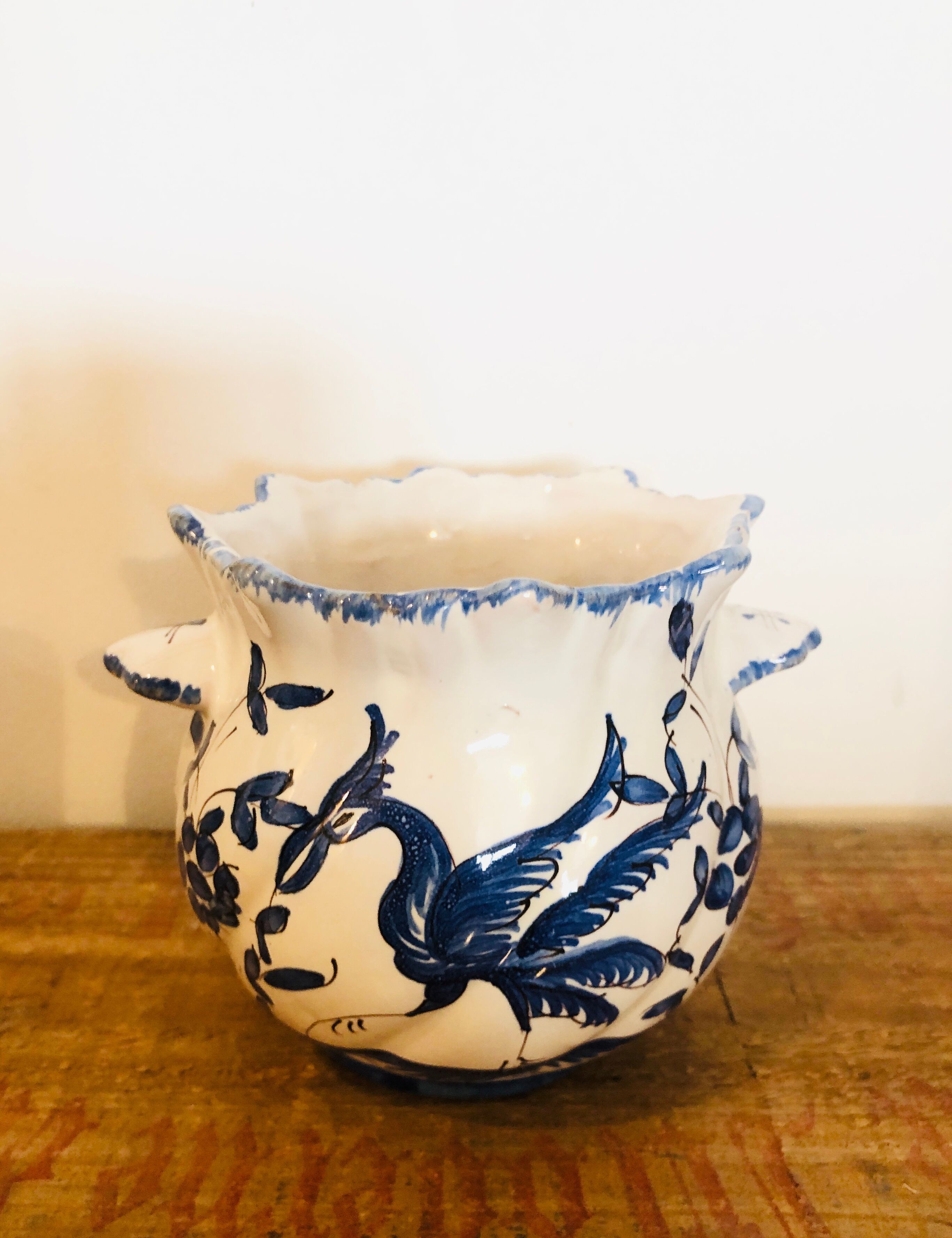 Moustiers plate and bowl