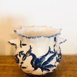 Moustiers plate and bowl