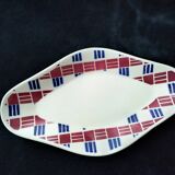 Saint Amand earthenware dish Art Deco style