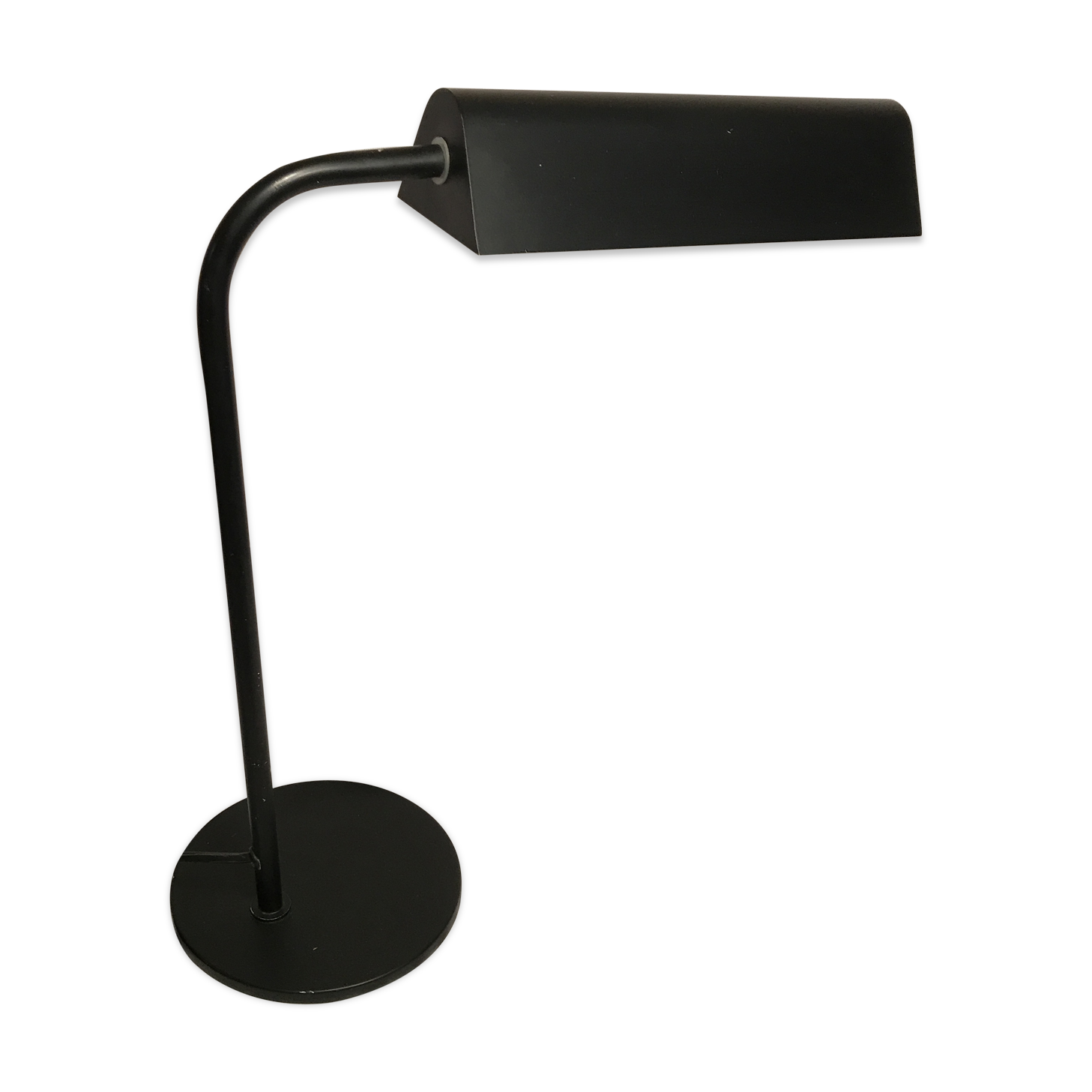 Lampe de table Amilux made in France métal noir années 60 vintage