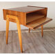 Table de chevet vintage en bois 1960