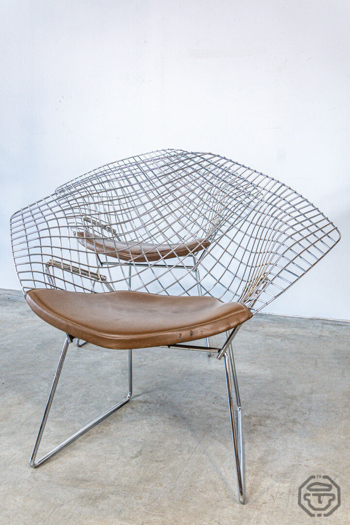 Knoll Bertoia Diamond armchairs
