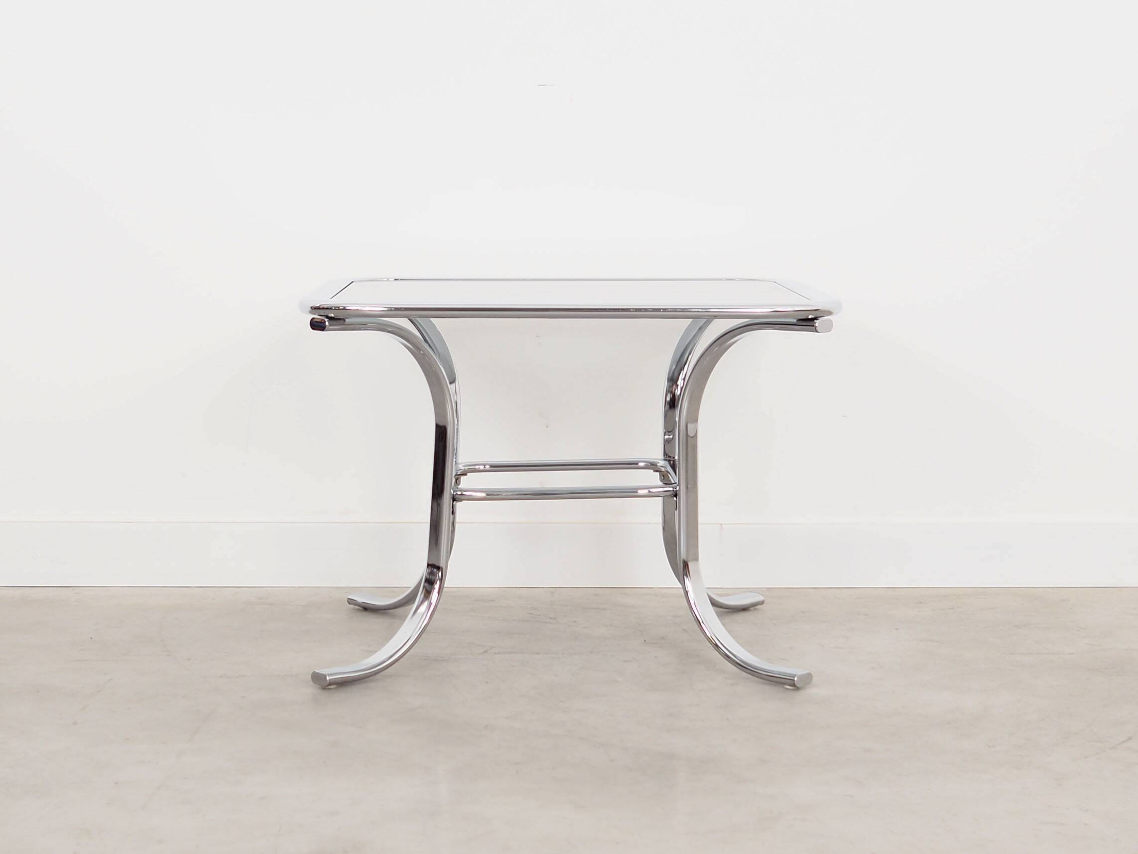 Glass coffee table, Danish design, 1970s, production: Denmark