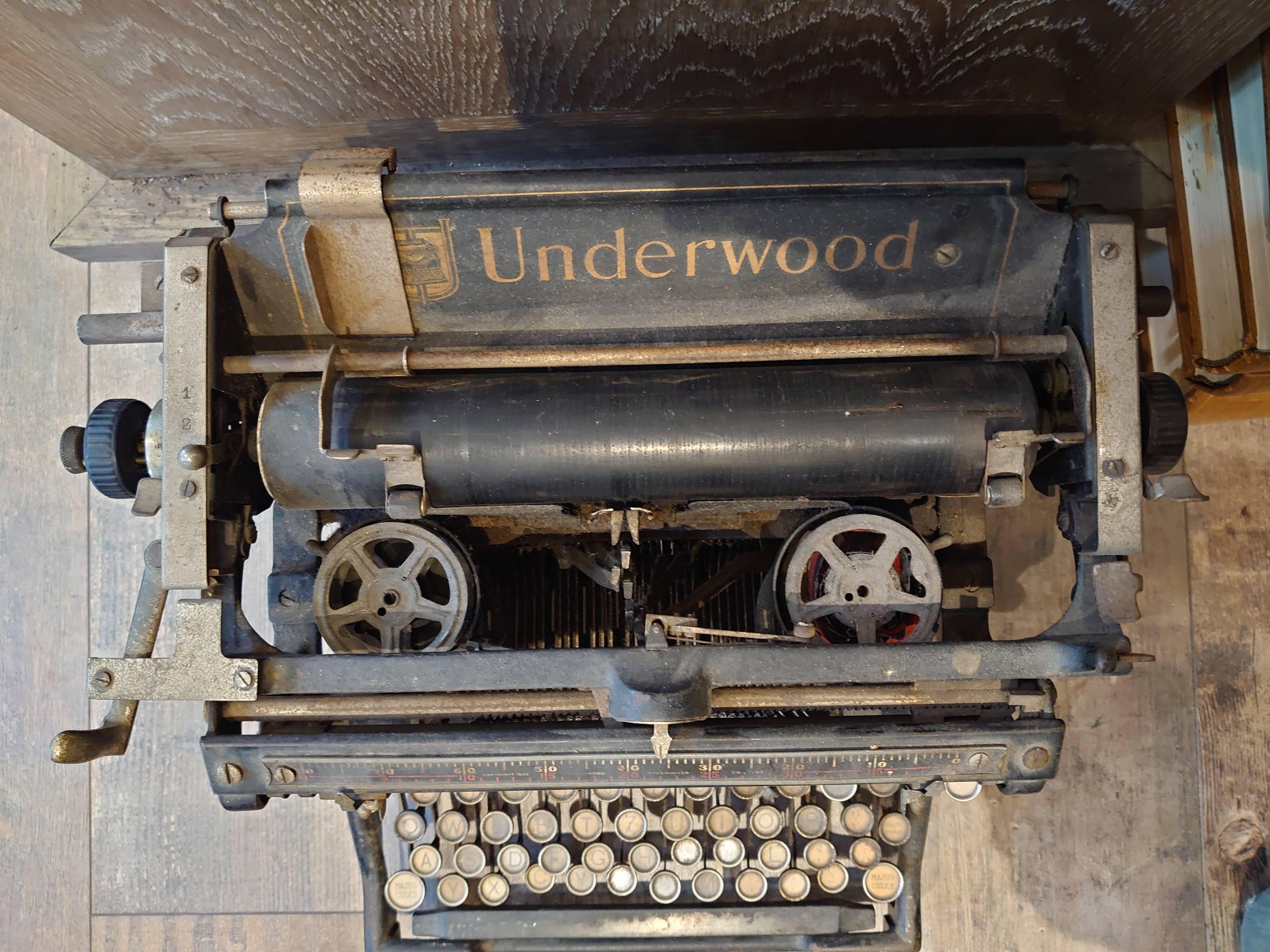Underwood typewriter