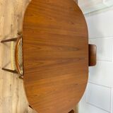 Round vintage dining table