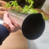 Large designer stainless steel vase