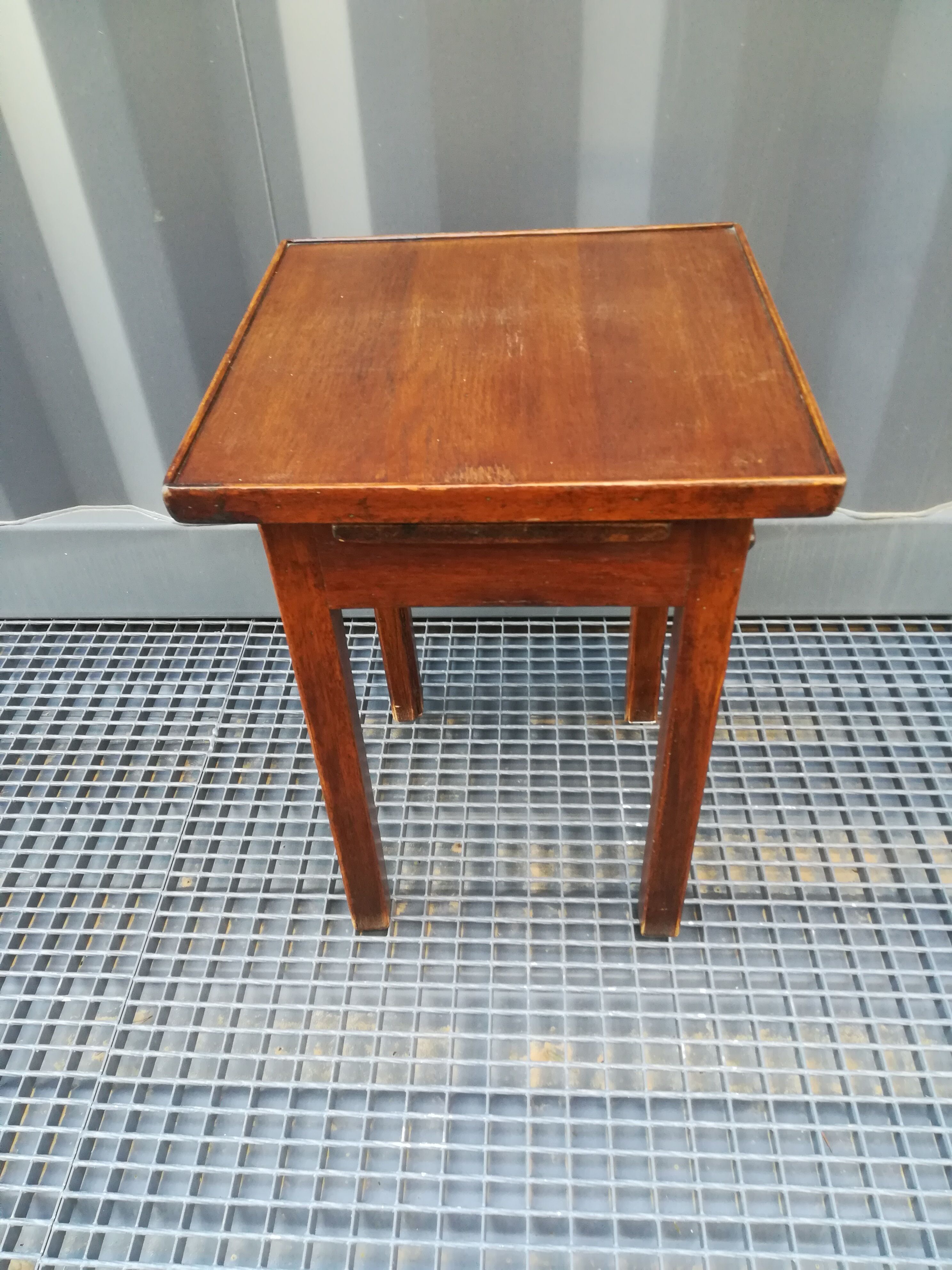 Side table, oak square sofa end