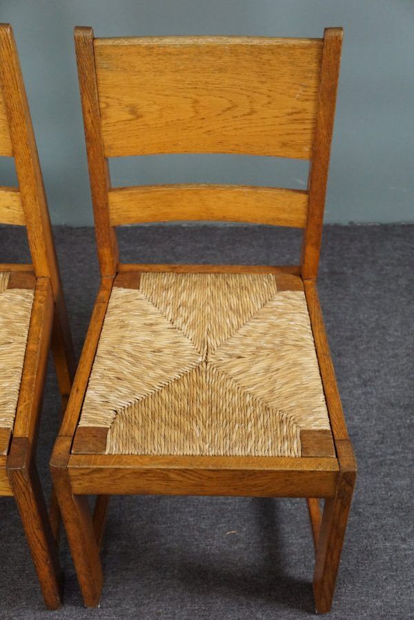 Suite of 4 dining chairs Hague School