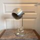 Old Vintage Retro Industrial Silver Metal Eyeball Lamp