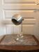 Old Vintage Retro Industrial Silver Metal Eyeball Lamp