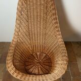 Wicker armchair