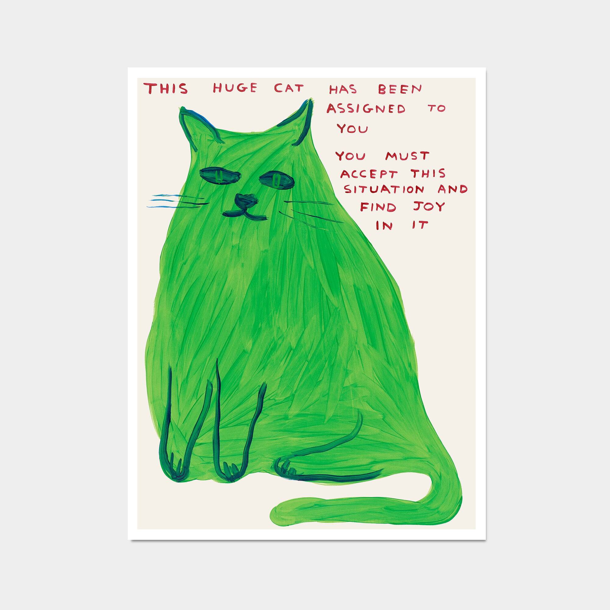 David Shrigley, This Huge Cat, 2022