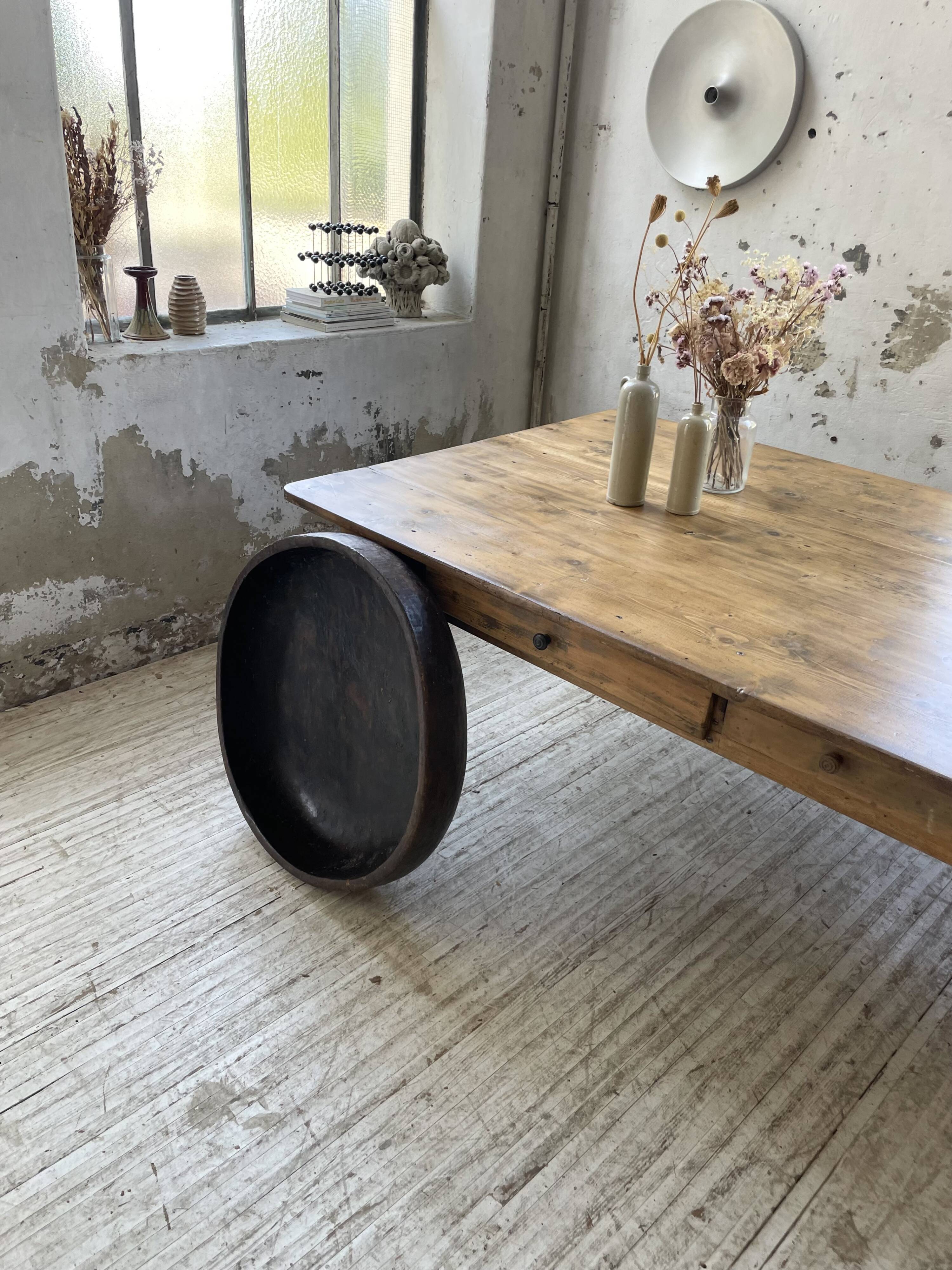 Plat en bois berbère XXL