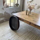 Plat en bois berbère XXL