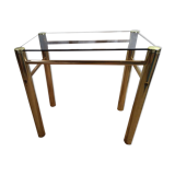 Smoked glass side table
