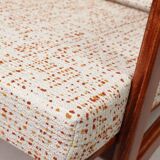 Scandinavian Vintage Armchair With Upholstery Bouclè Cushions Mid Century Design