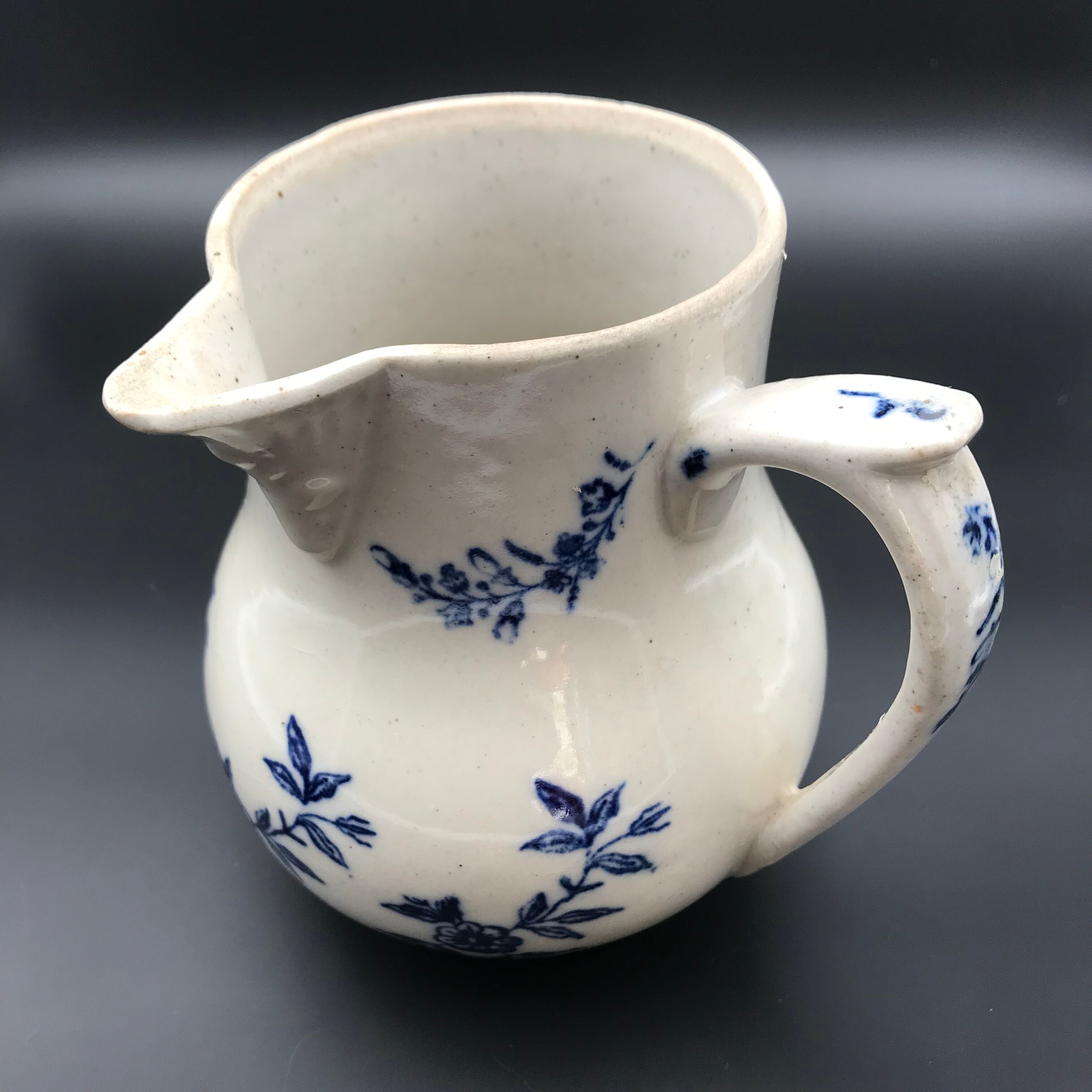 Vintage pitcher iron earth