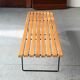 Slatted bench '400' by Harry Bertoia