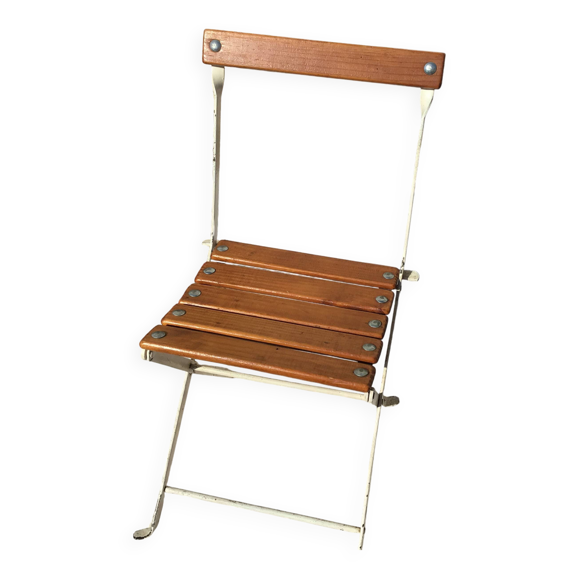 Wooden folding children's chair