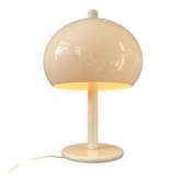 Vintage Space Age white Dijkstra mushroom table lamp