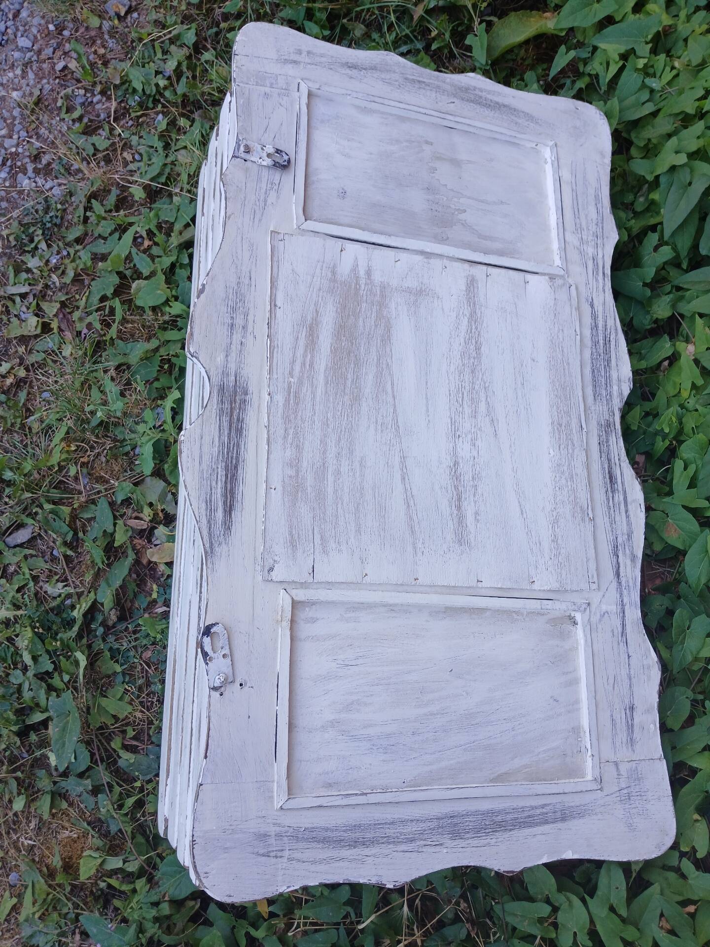 Vintage wooden wall coat rack
