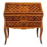 Bureau de pente en marqueterie – Époque Louis XV