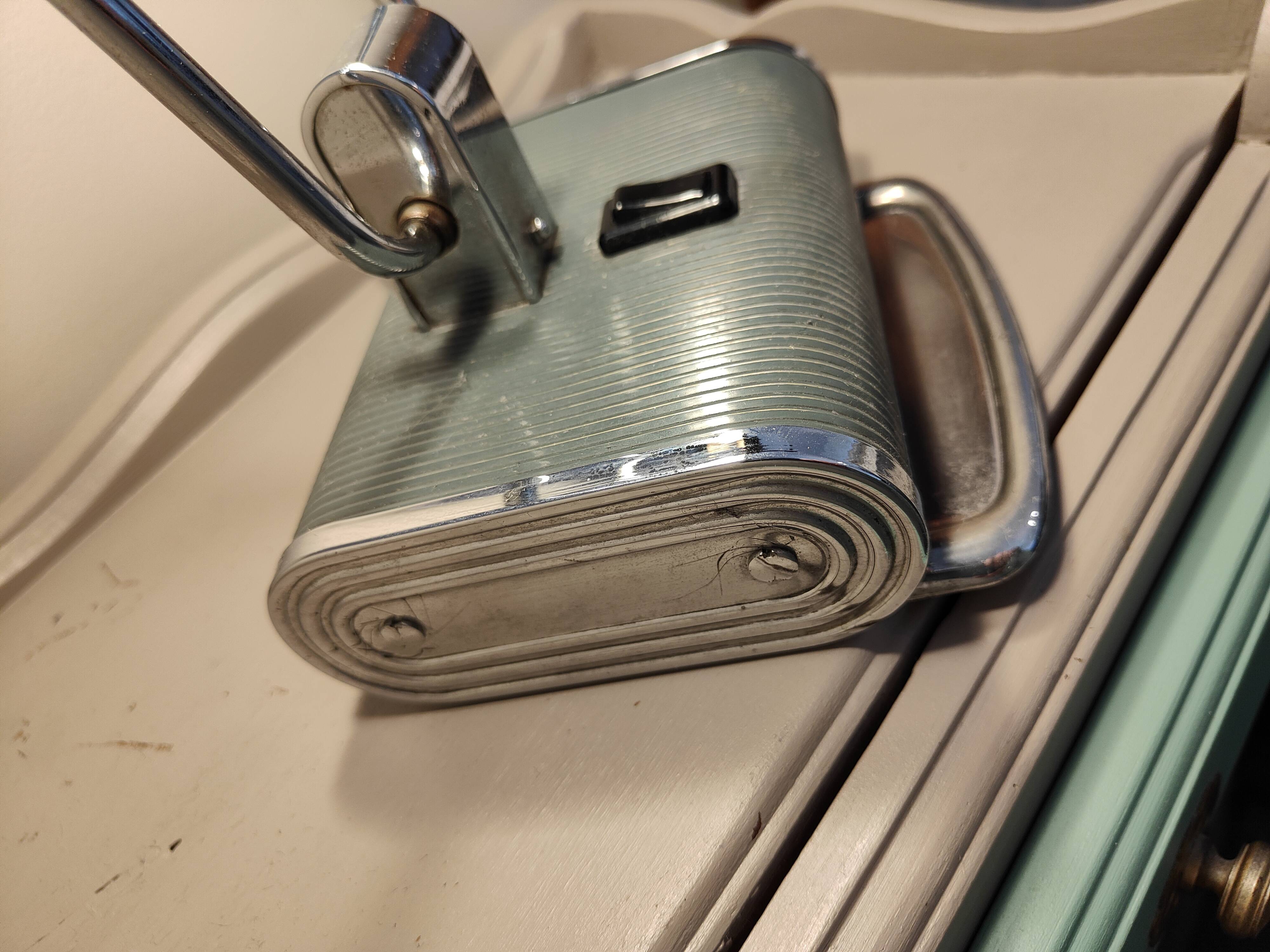 Jumo lamp Grey-green color N71, edition circa 1950