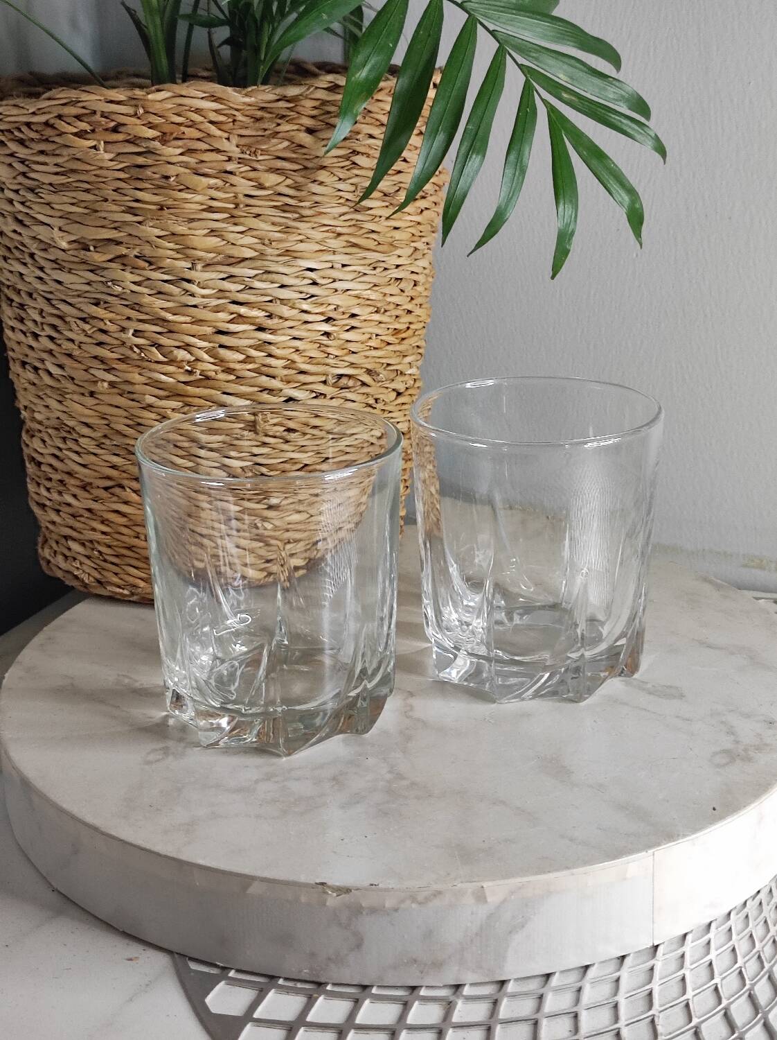 Vintage whiskey glasses
