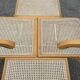 Set of 4 Cesca chairs model B64 with armrests Cesca Marcel breuer design