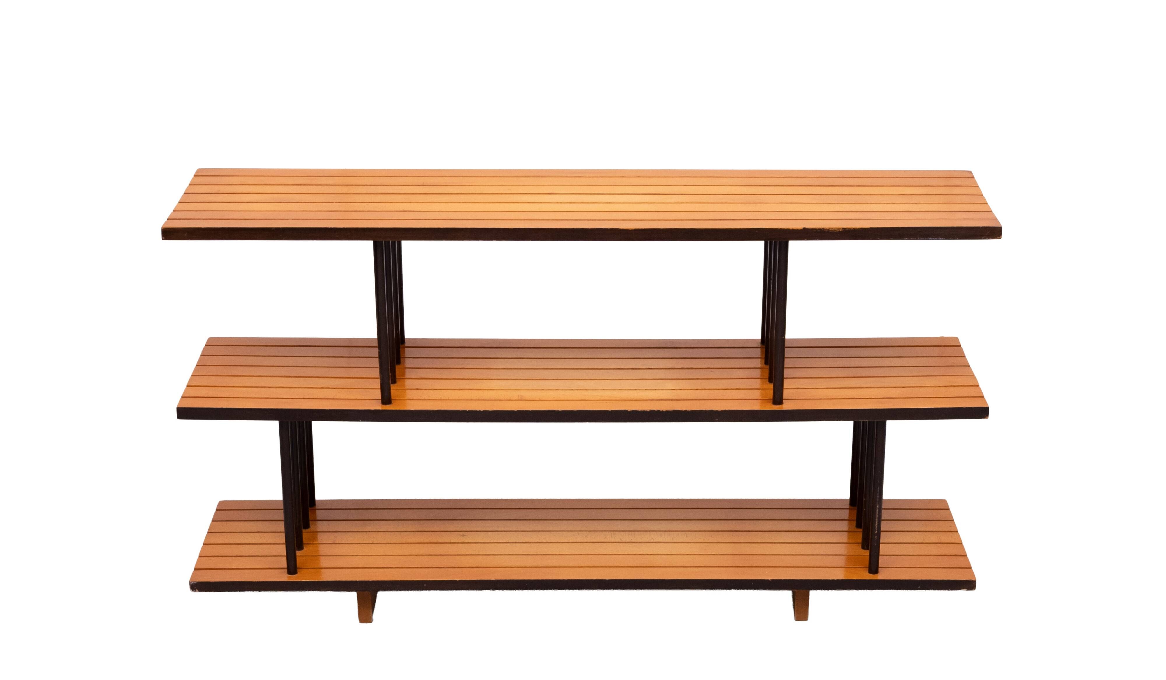 Stokke handmade Slats shelving system 1960s Holland