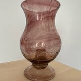 Biot glass tealight candle holder