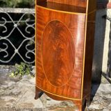 Flamed Mahogany Library in Regency style.