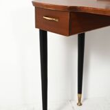 Scandinavian dressing table with triple mirror, 1950s–60s