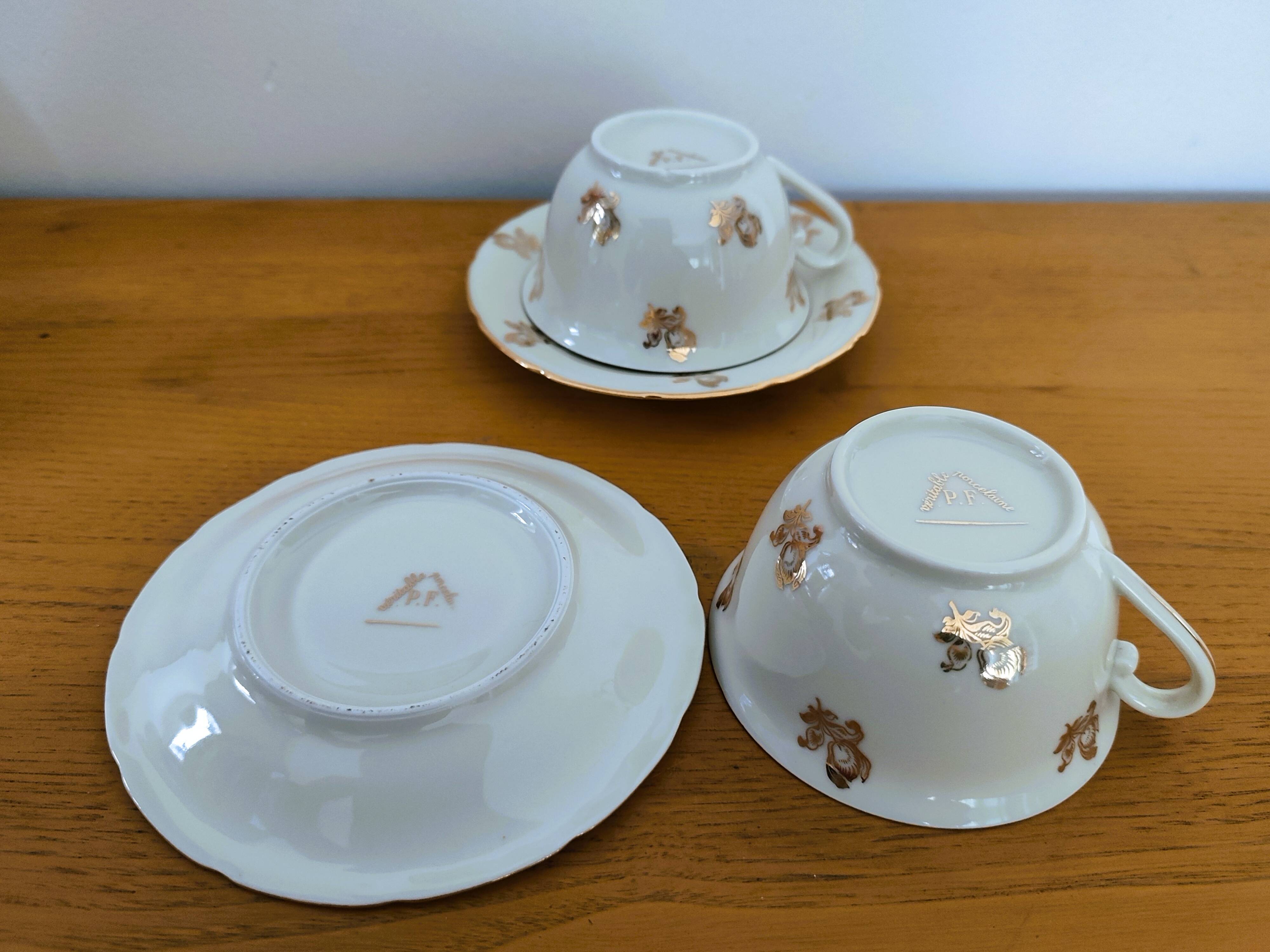 Antique porcelain lunches