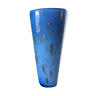 Vase Murano bleu et or