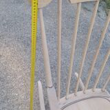 Rocking chair in raw beech