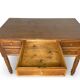 Italian pine wood centre writing desk from the 1960s, a reproduction o