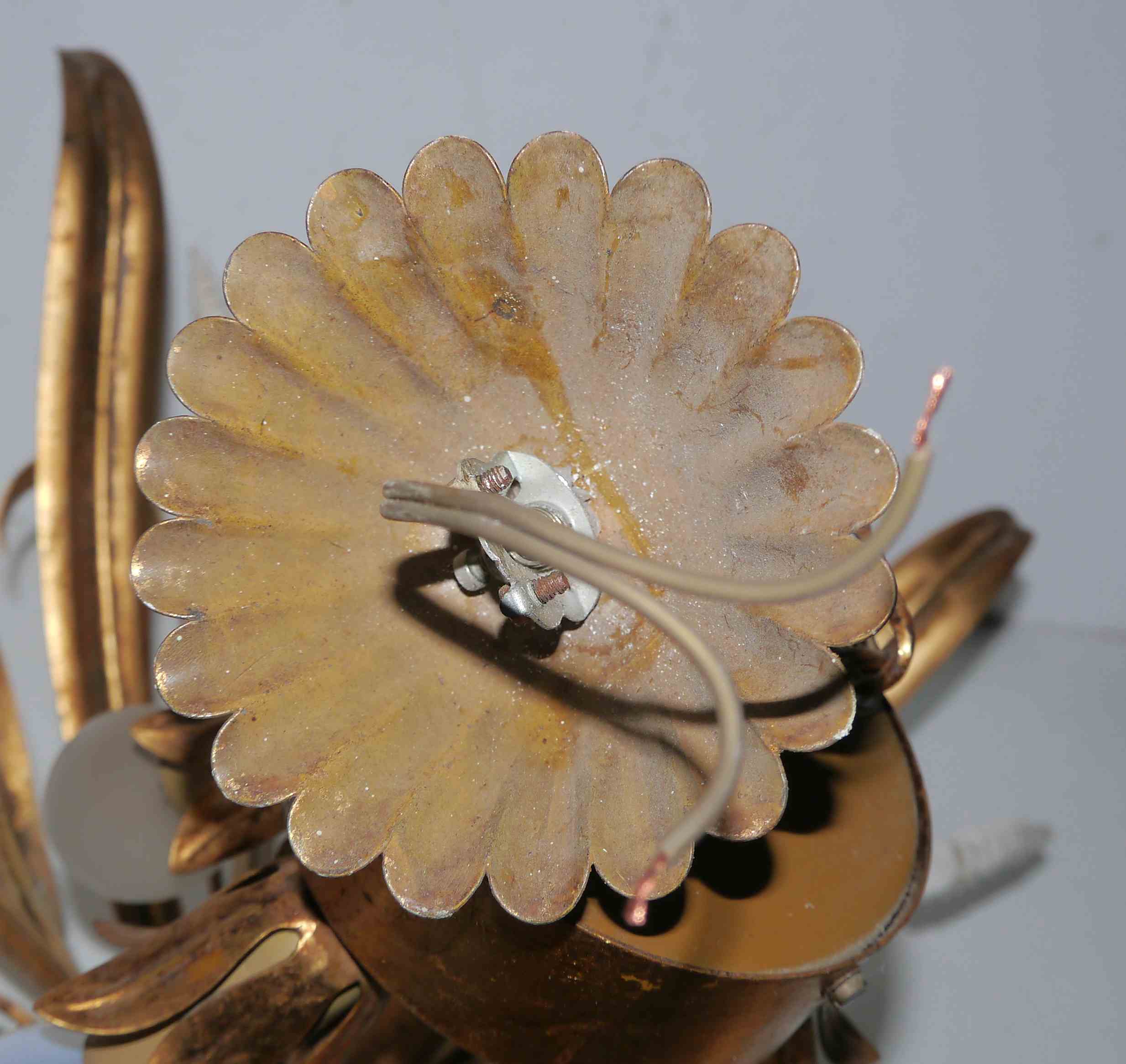 60's suspension lamp style ears of wheat