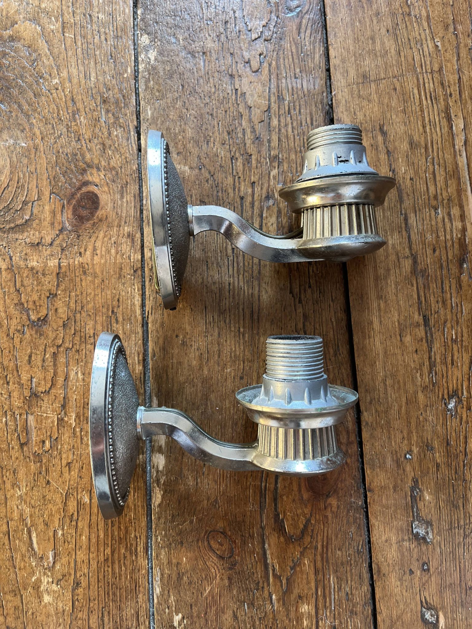 Support/Wall lights for vintage bathroom.
