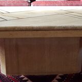 Table basse travertin