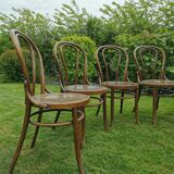 Set of 10 bistro chairs