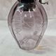 Suspension vintage verre mauve