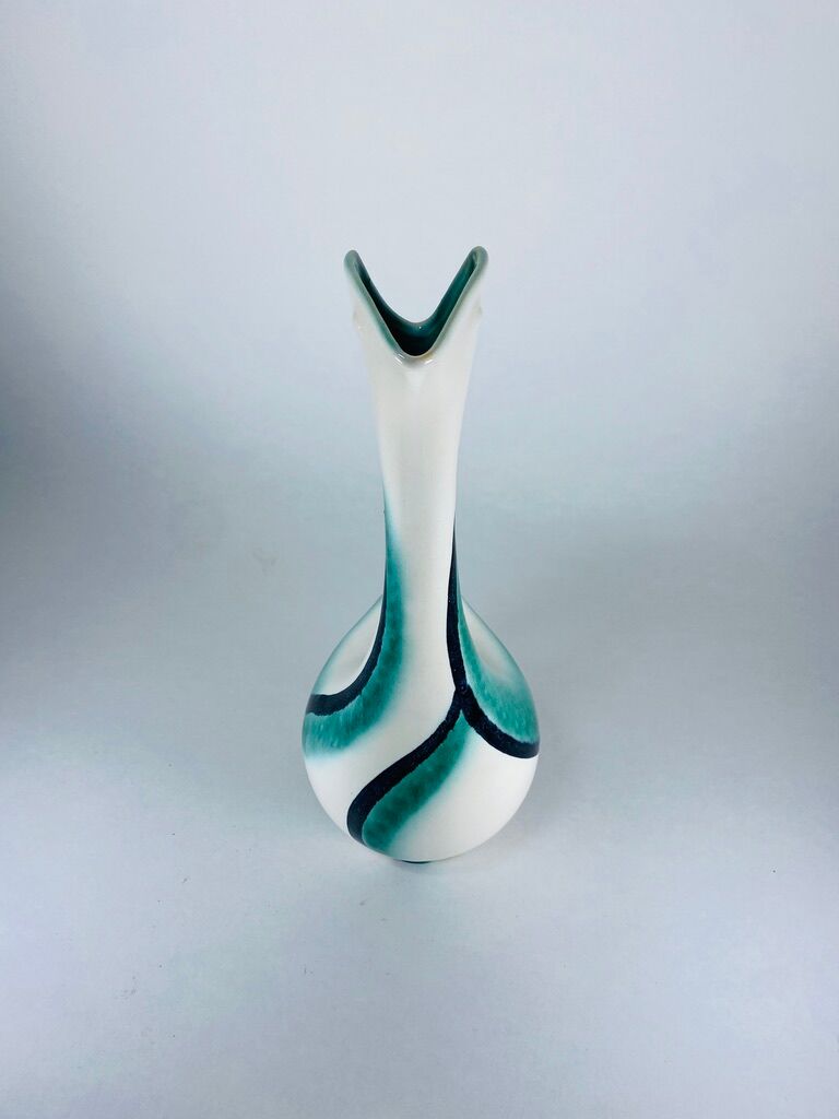 Zoomorphic pitcher made in Belgium 1950