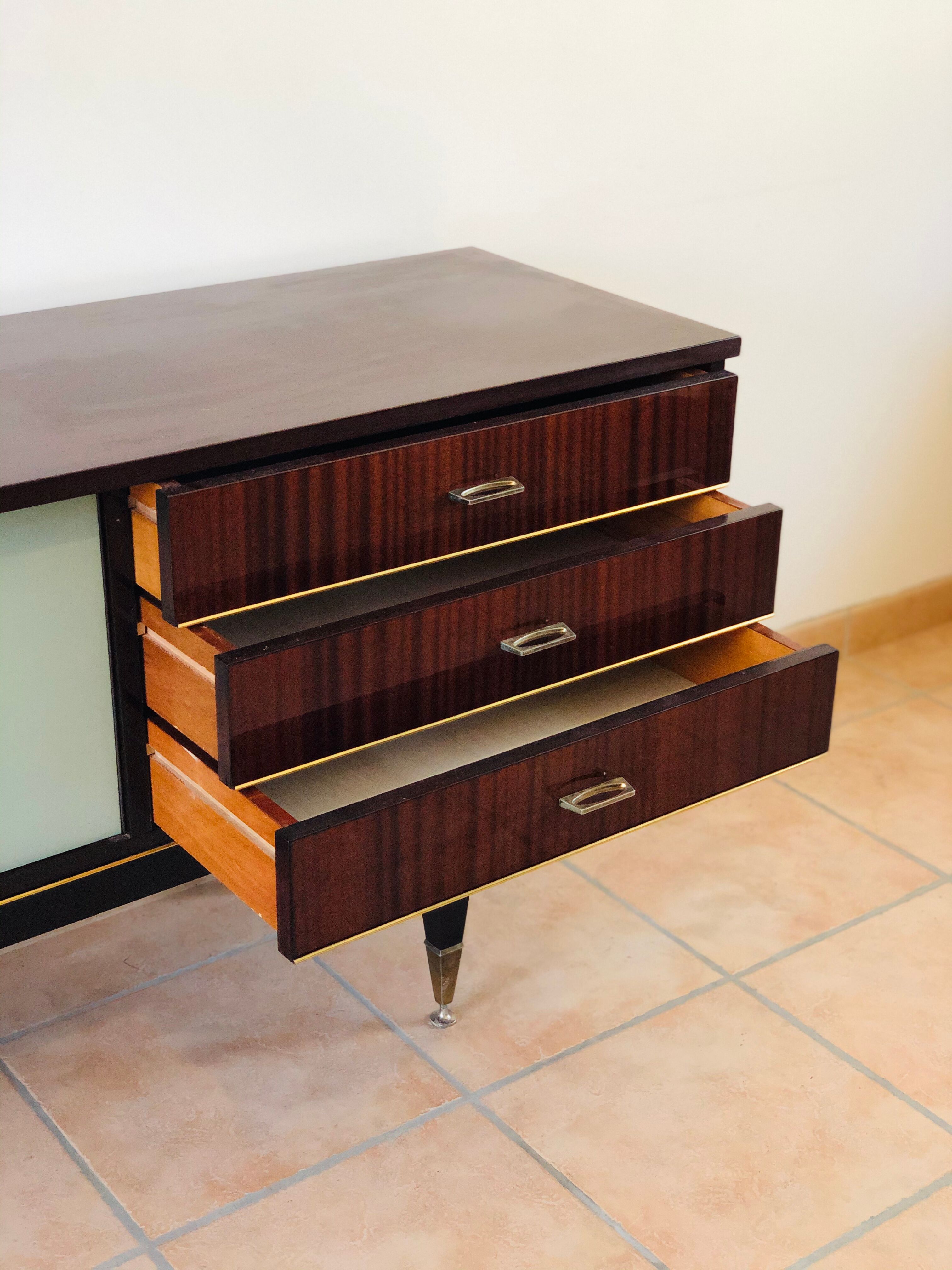 Vintage graphic sideboard 1965