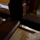 Table basse acajou et cuir  XIX eme
