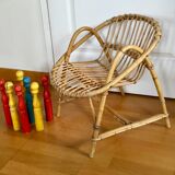 Rattan armchair